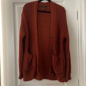 button knit cardigan